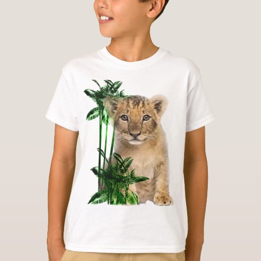 かわいいライオンの子 Tシャツ (正面)