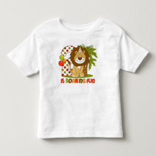 かわいいライオンの第2誕生日 トドラーTシャツ