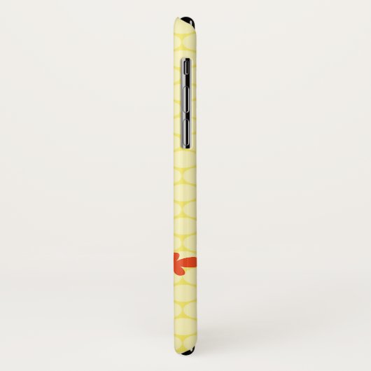 かわいいライオンの黄色の水玉模様のiPhone 5の場合 Case-Mate iPhoneケース (裏面/左)