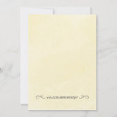 かわいいライオンの1歳誕生日招待状 招待状 (裏面)