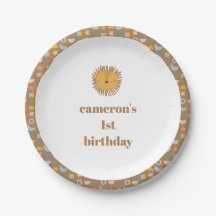 かわいいライオンベビーキッズアニマルカスタムバースデーパーティー