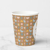 かわいいライオンベビーキッズアニマルカスタムバースデーパーティー 紙コップ (右)