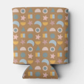 かわいいライオンベビーキッズアニマルカスタムバースデーパーティー 缶クーラー (裏面)