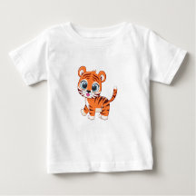 かわいいライオンベビーTシャツ