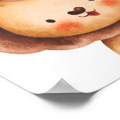 かわいいライオン子供部屋ポスターキッズルームデコール ポスター (角)