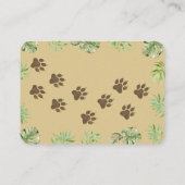 かわいいライオン赤ちゃんシャワーテーマ本ベビーインサート エンクロージャーカード (裏面)