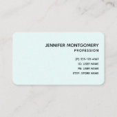 かわいいライオン魚釣りオンザムーンウォーターカラー 名刺 (裏面)