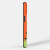 かわいいライオン オレンジ グラフィック Case-Mate iPhoneケース (裏面 / 右)