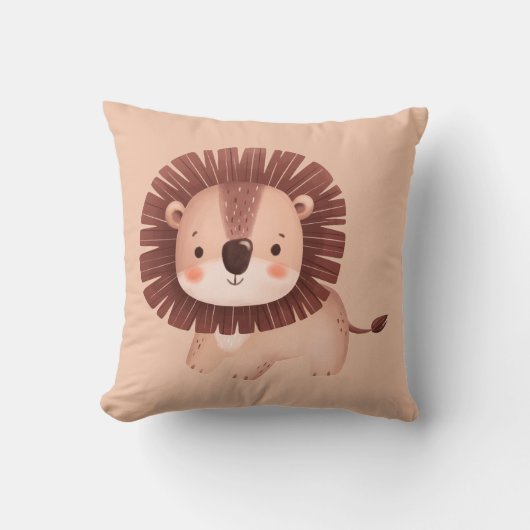 かわいいライオン クッション (正面)