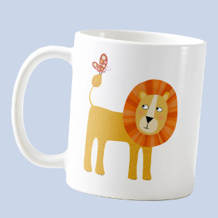 かわいいライオン コーヒーマグカップ