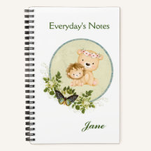 かわいいライオン - スパイラルノート