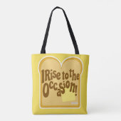 かわいいライズ大事な行事パンことわざ トートバッグ (裏面)