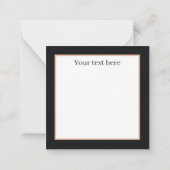 かわいいライトハウス愛好家の名前を追加ビーチ ノートカード (裏面)