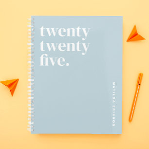 かわいいライトブルーの学校 プランナー手帳