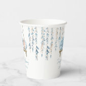 かわいいライトブルーboho男の赤ちゃんシャワー紙カップ 紙コップ (右)