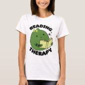 かわいいライムが本を持っている Tシャツ (正面)