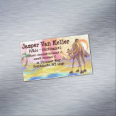 かわいいラクダのオフィスの付属品 マグネット名刺 (インサイチュ)