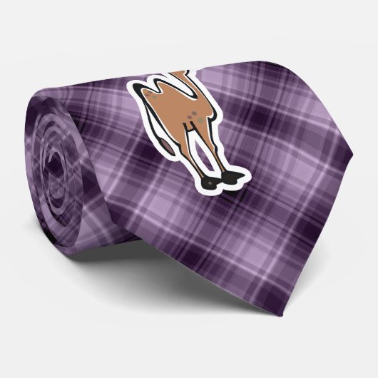 かわいいラクダ; 紫色 ネクタイ (ロール)
