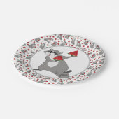 かわいいラクーンとスイカ紙プレート ペーパープレート (アングル)