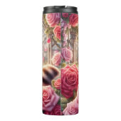 かわいいラクーンのバラ園 タンブラー (裏面)