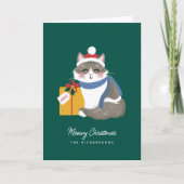 かわいいラグドール猫 シーズンカード (正面)