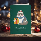 かわいいラグドール猫 シーズンカード