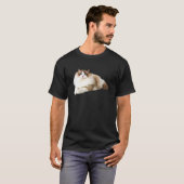 かわいいラグドール猫 Tシャツ (正面フル)