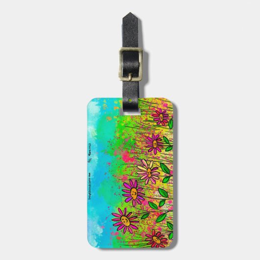 かわいいラゲッジタグ ラゲッジタグ (正面縦)