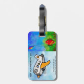 かわいいラゲッジタグ ラゲッジタグ (裏面縦)