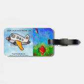 かわいいラゲッジタグ ラゲッジタグ (裏面横)