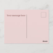 かわいいラズベリージャムゼリー追加文字 ポストカード (裏面)