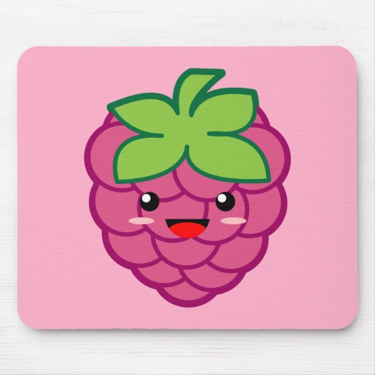 かわいいラズベリー マウスパッド (正面)