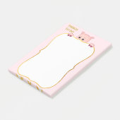 かわいいラッキーぶたさんと何か ポストイット (アングル)