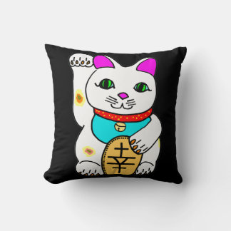 かわいいラッキーキャットまねきねこ クッション