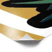 かわいいラッキーキャッ食べトのラーメン丼イラストレーション フォトプリント            (角)