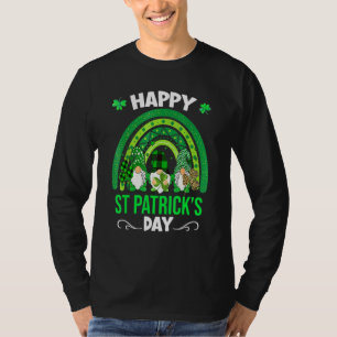 かわいいラッキーレインボーファミリーの衣装ハッピーSt patricks Tシャツ
