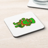 かわいいラッキー・レプラシャン コースター (左側)