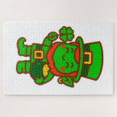 かわいいラッキー・レプラシャン ジグソーパズル (横)