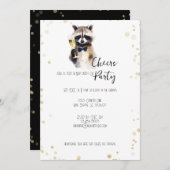 かわいいラッコとシャンパンで乾杯！ニューイヤーズイブ シーズンカード (正面/裏面)