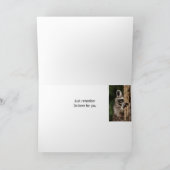 かわいいラッコのカードで励ましの聖書 カード (内部)