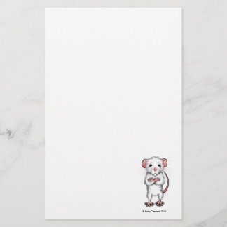 かわいいラットの文房具 便箋