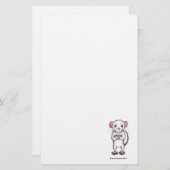 かわいいラットの文房具 便箋 (正面/裏面)