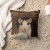 かわいいラット クッション (ブランケット)