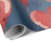 かわいいラッピング紙ハート ラッピングペーパー (ロールコーナー)