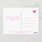 かわいいラテ考えスマイルズ・オブ・ユー ポストカード (裏面)