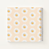 かわいいラディバグ花ベビーシャワーゲストブック ノートブック (裏面)