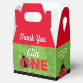 かわいいラディバグ1st誕生日パーティーガールボックス フェイバーボックス (オープン)