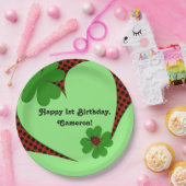 かわいいラディバグ1st誕生日パーティー紙 ペーパープレート (パーティー)