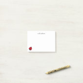 かわいいラディバグ・キッパーソナライズされたズ ポストイット (デスク上)