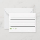 かわいいラバーアヒル赤ちゃんシャワーありがとうノートカード ノートカード (裏面)